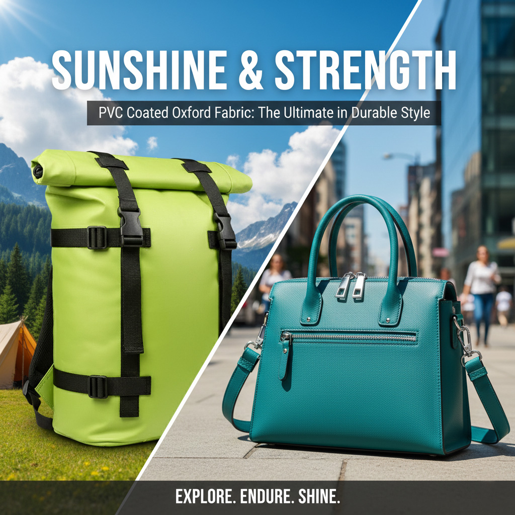De ce țesătura Oxford acoperită cu PVC este ideală pentru echipamente de exterior și modă