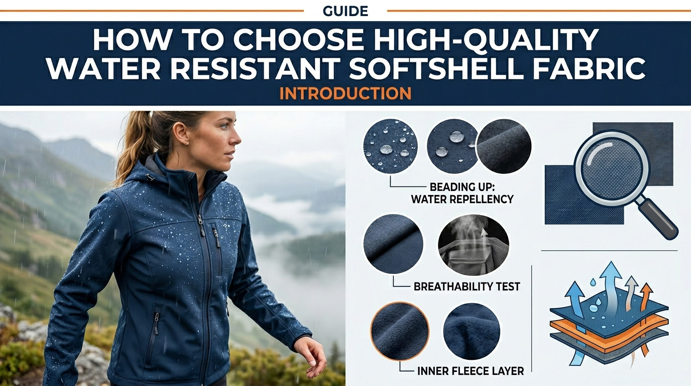 Cum să alegi material Softshell de înaltă calitate, rezistent la apă