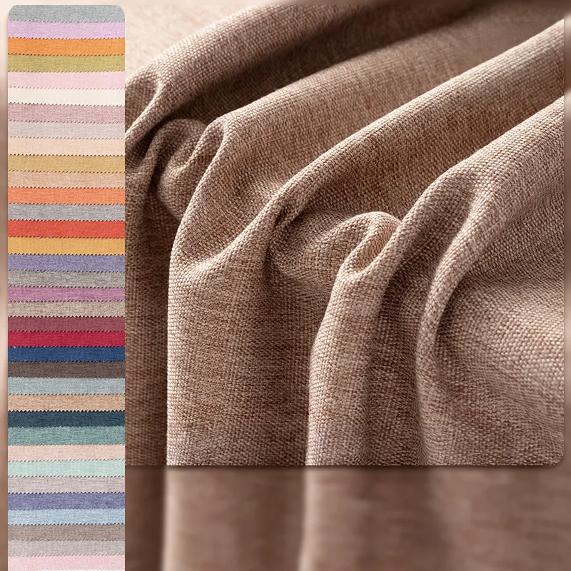 Țesătură pentru perdele de in imitație