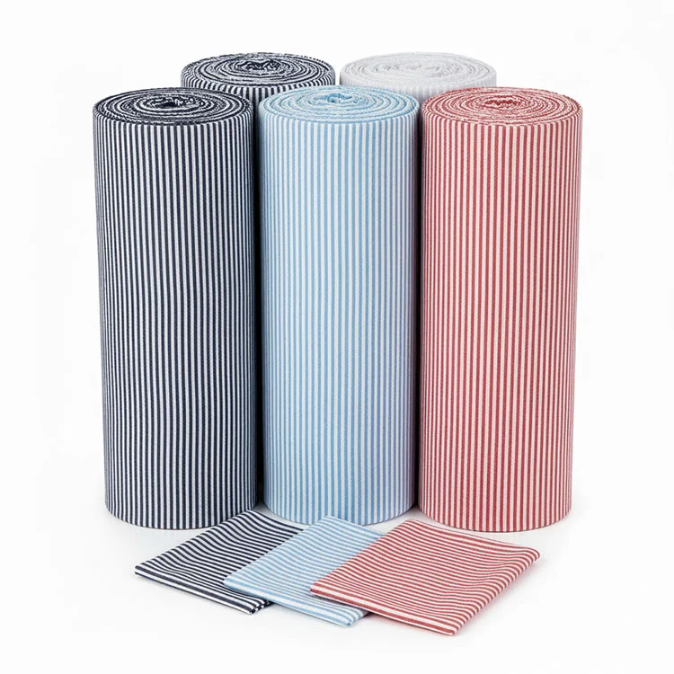 Căptușeală Oxford cu dungi din poliester Căptușeală Oxford cu dungi din poliester