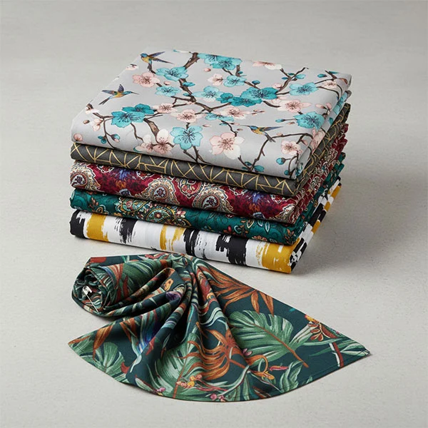 Tesatura de captuseala imprimata din poliester vascoza Tesatura de captuseala imprimata din poliester vascoza